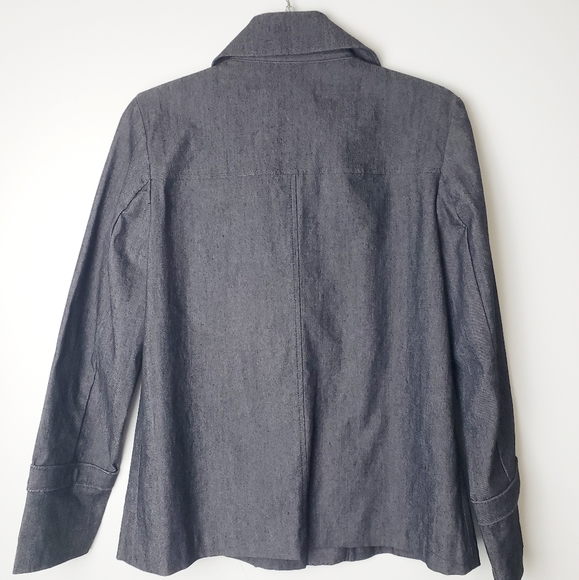 Sandro Dark Grey Double Breasted Jacket - Picture 3 of 9